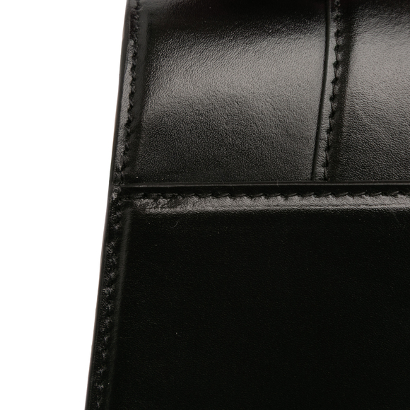 Pre-Loved Balenciaga Small Shiny Box Calfskin Hourglass Top Handle Bag - Picture 9 of 12